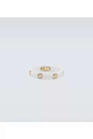 Gucci Icon 18kt gold and corundum ring