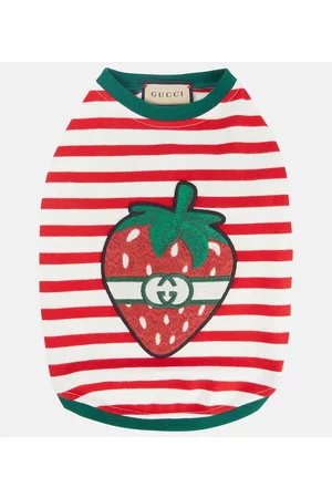 Gucci Exclusive to Mytheresa â Strawberry jersey dog coat