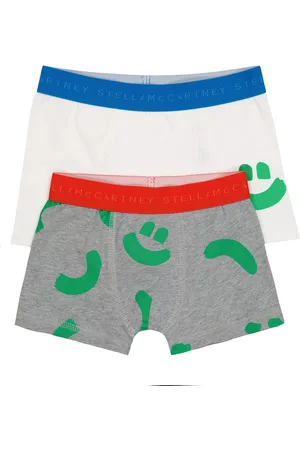 Stella McCartney Drenge Underbukser - Set of 2 cotton jersey boxer briefs