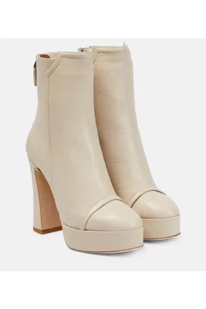 MALONE SOULIERS Alexa platform leather ankle boots