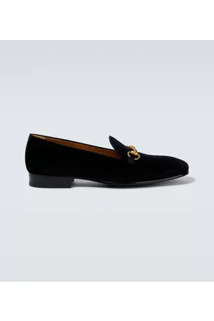 Gucci Horsebit velvet loafers