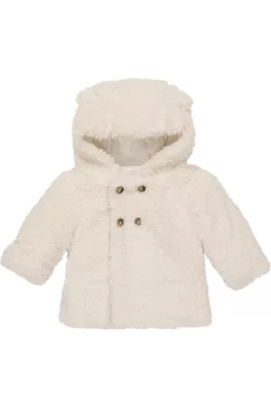 Tartine Et Chocolat Faux shearling hooded coat