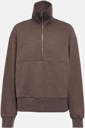Varley Cyrus half-zip cotton-blend sweatshirt