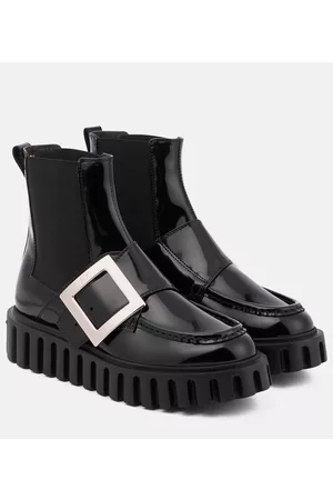 Roger Vivier Kvinder Pumps støvler - Viv' Go-Thick leather platform Chelsea boots