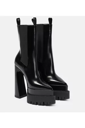 VERSACE Kvinder Pumps støvler - Aevitas leather platform ankle boots