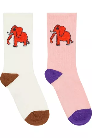 Mini Rodini Piger Undertøjssæt - Set of 2 cotton-blend socks