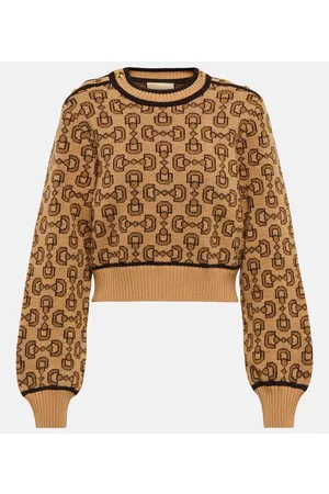 Gucci Horsebit jacquard wool-blend sweater
