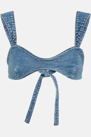 MAGDA BUTRYM Denim bra top