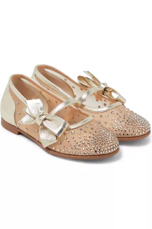 Christian Louboutin Kids Melodie Strass ballet flats
