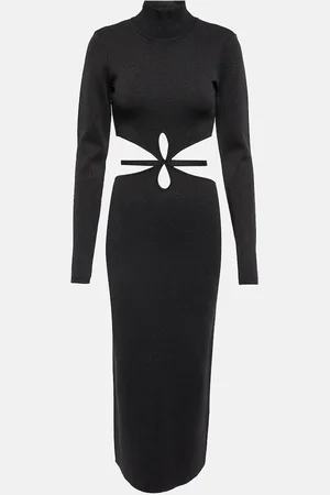 Rebecca Vallance Brianna cutout knit midi dress