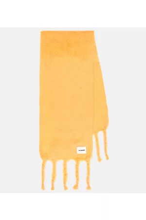 Jil Sander Mohair and wool-blend scarf