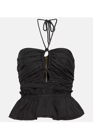 ULLA JOHNSON Adaleigh halterneck keyhole top