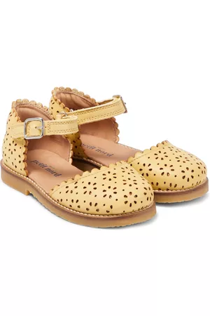 Petit Nord Piger Ballerina - Ladida perforated leather ballet flats