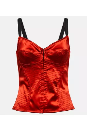 Dolce & Gabbana Satin corset top