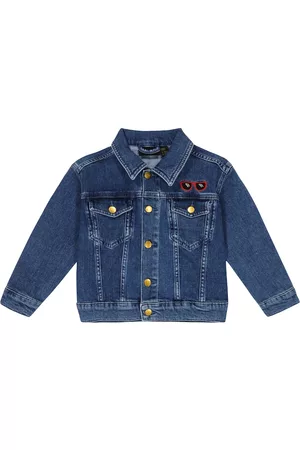 Mini Rodini Ritzratz embroidered denim jacket
