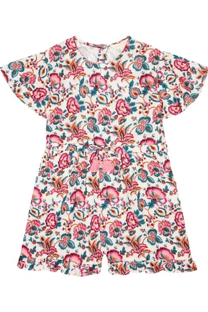 Louise Misha Piger Playsuits - Mayalia floral cotton playsuit