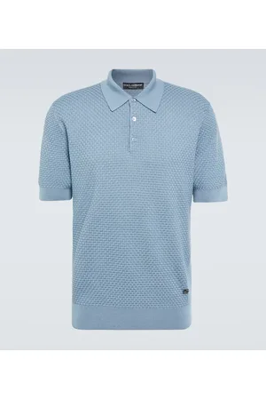 Dolce & Gabbana Cotton-blend polo shirt