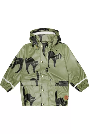 Mini Rodini Catz rain jacket