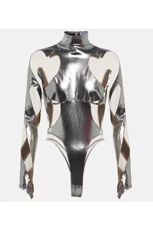 MUGLER Rodeo paneled bodysuit