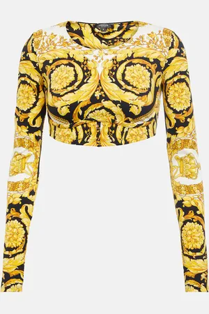 VERSACE Barocco crop top