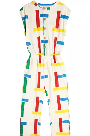 Bobo Choses Piger Jumpsuits - Printed cotton jumpsuit