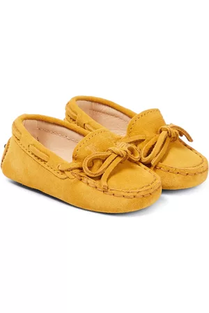Tod's Baby Gommino suede loafers