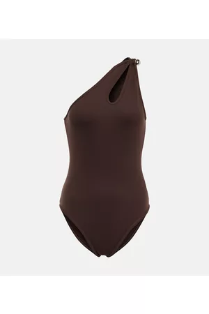 Bottega Veneta One-shoulder cutout swimsuit