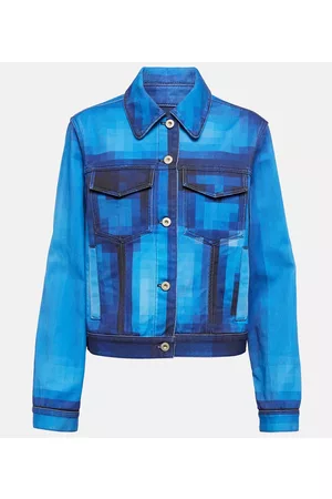 Loewe Pixelated denim jacket
