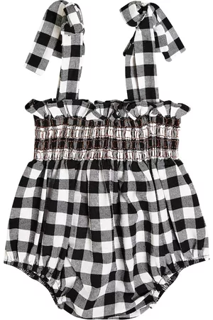 Suncracy Piger Playsuits - Baby Vichy checked cotton playsuit