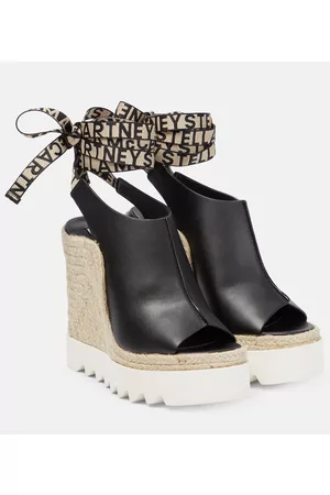 Stella McCartney Kvinder Pumps sandaler - Gaia faux leather espadrille sandals