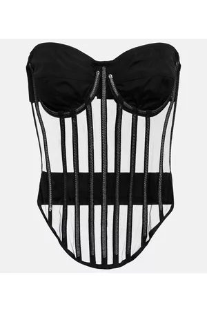 Dolce & Gabbana Kvinder Korsetter - X Kim tulle embellished corset