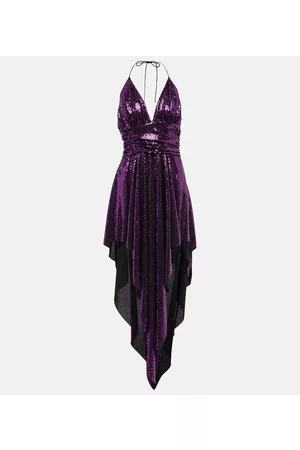 ALEXANDRE VAUTHIER Kvinder Asymmetriske kjoler - Embellished asymmetrical midi dress