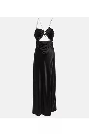 The Sei Kvinder Asymmetriske kjoler - Asymmetrical silk satin gown