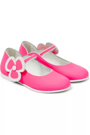 Christian Louboutin Kids Piger Ballerina - Melodie PensÃ©e leather ballet flats