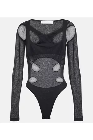 DION LEE Kvinder Bodies - Triple Loop crÃªpe jersey bodysuit