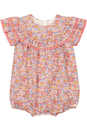 Tartine Et Chocolat Piger Playsuits - Baby floral cotton playsuit
