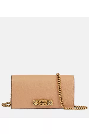 Gucci Kvinder Punge - GG leather wallet on chain