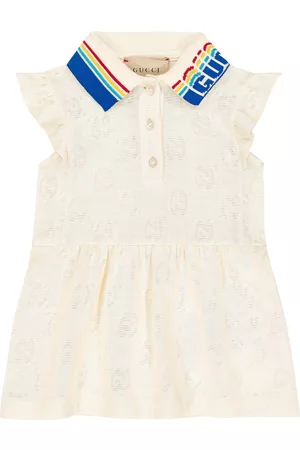 Gucci Baby Kjoler - Baby GG jacquard cotton dress