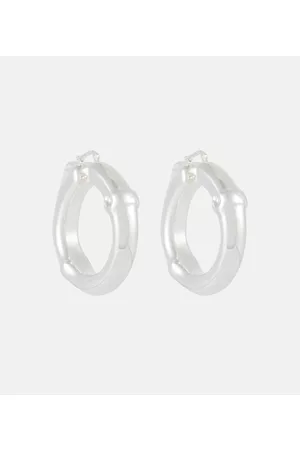 Jil Sander Kvinder Øreringe - Small Bamboo hoop earrings