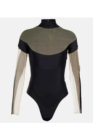 MUGLER Kvinder Bodies - Paneled bodysuit