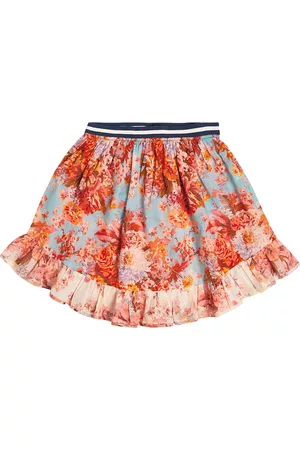 ZIMMERMANN Kvinder Nederdele - Devi floral cotton skirt