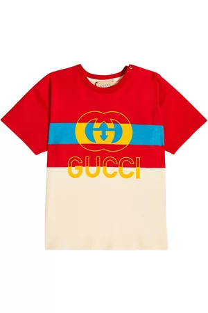 Gucci Kortærmede - Baby printed cotton jersey T-shirt