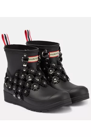 NOIR KEI NINOMIYA Kvinder Gummistøvler - X Hunter chain-embellished rubber rain boots