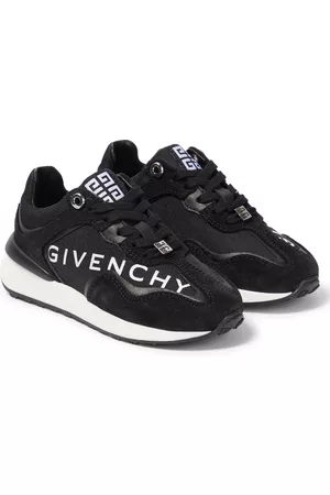 Givenchy Drenge Casual sko - Logo leather, suede and canvas sneakers
