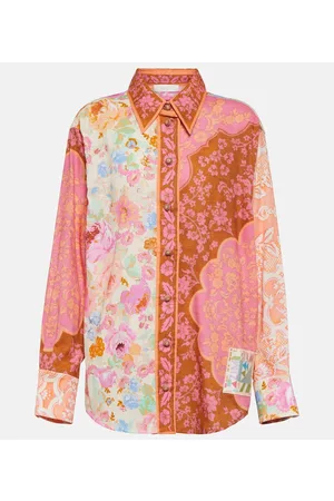 ZIMMERMANN Kvinder Casual skjorter - Raie printed cotton shirt