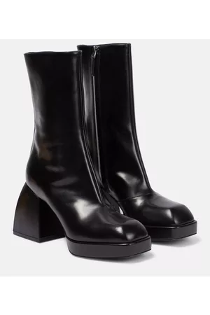NODALETO Kvinder Pumps støvler - Bulla Corta leather platform ankle boots