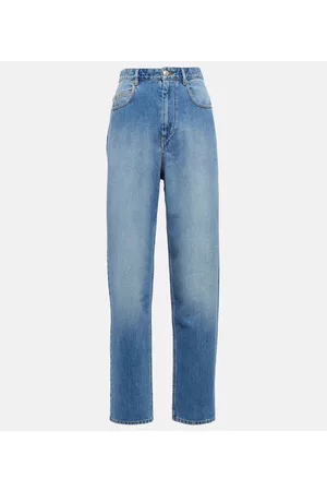 Marant Etoile Kvinder High waist - Corsy high-rise tapered jeans