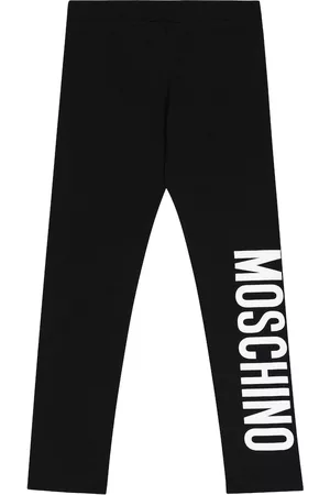 Moschino Piger Leggings - Printed cotton jersey leggings