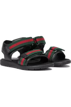 Gucci Piger Sandaler - Web leather sandals