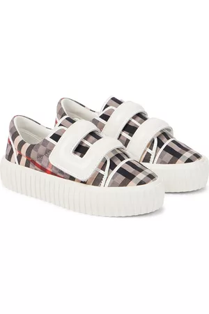 Burberry Piger Casual sko - Checked canvas sneakers